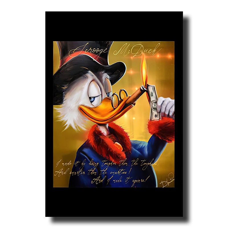 Whimsical Adventures: Disney Cartoon Classic Character Donald Duck Movie