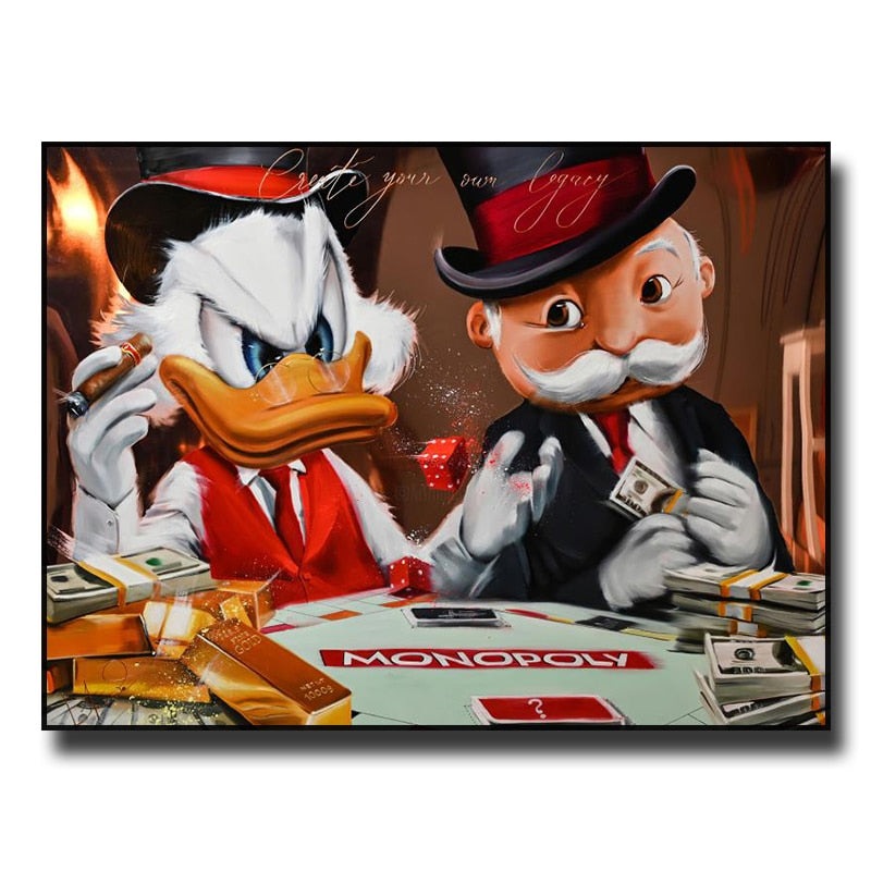 Whimsical Adventures: Disney Cartoon Classic Character Donald Duck Movie