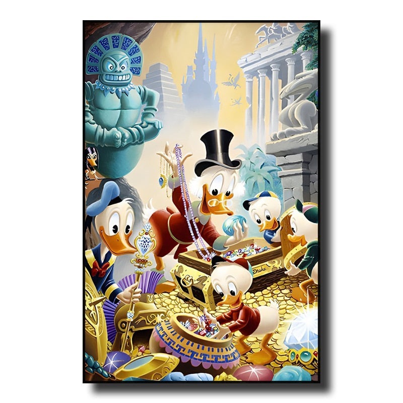 Whimsical Adventures: Disney Cartoon Classic Character Donald Duck Movie