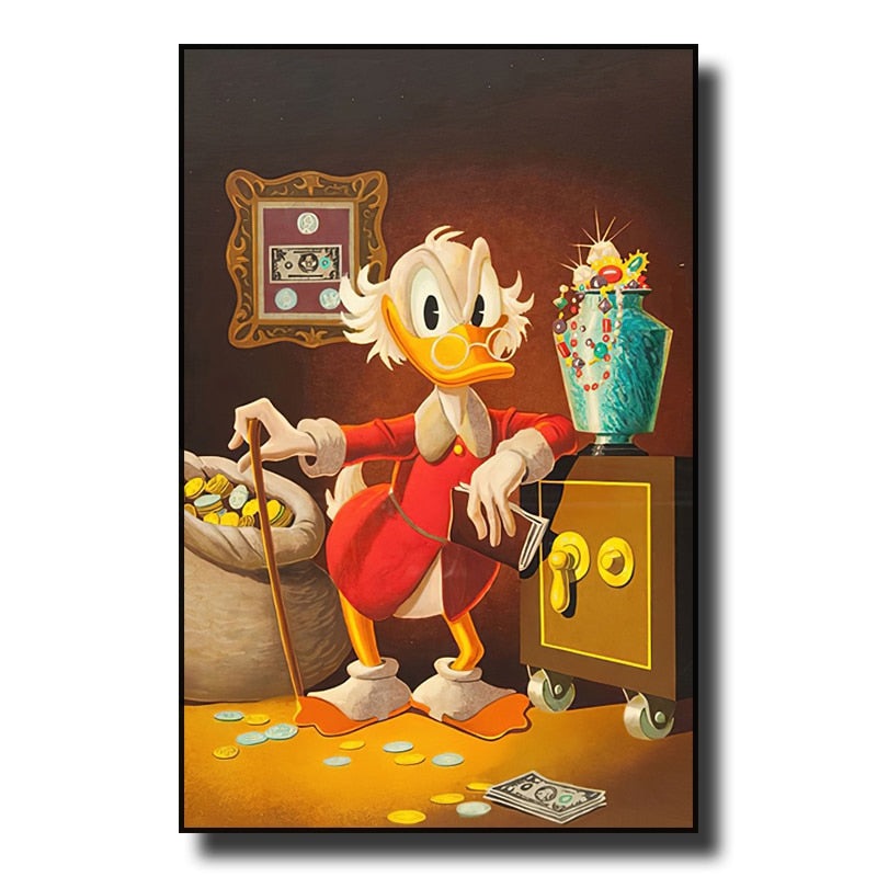 Whimsical Adventures: Disney Cartoon Classic Character Donald Duck Movie