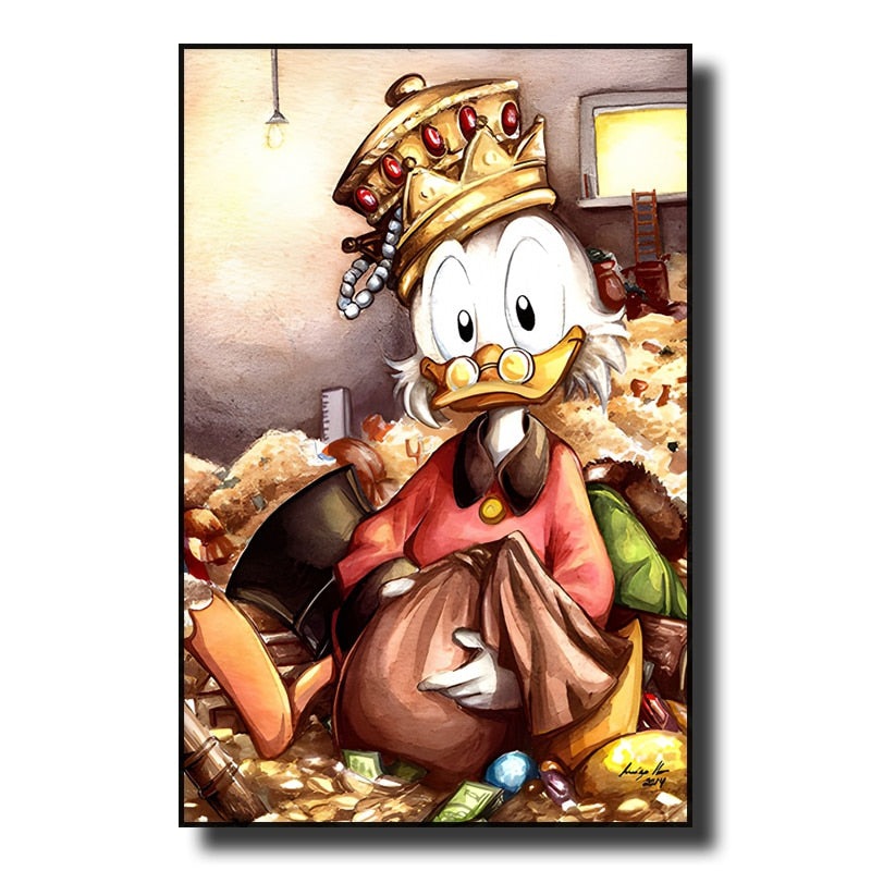 Whimsical Adventures: Disney Cartoon Classic Character Donald Duck Movie