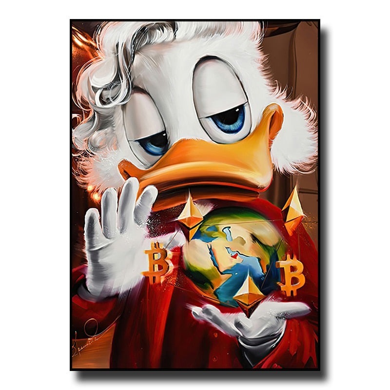 Whimsical Adventures: Disney Cartoon Classic Character Donald Duck Movie