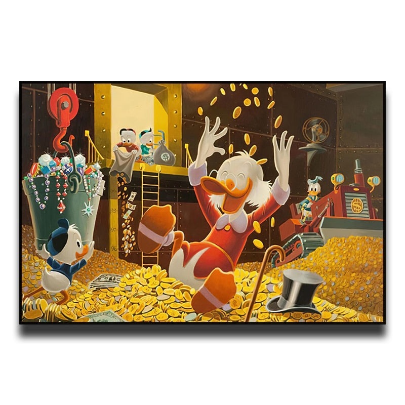 Whimsical Adventures: Disney Cartoon Classic Character Donald Duck Movie