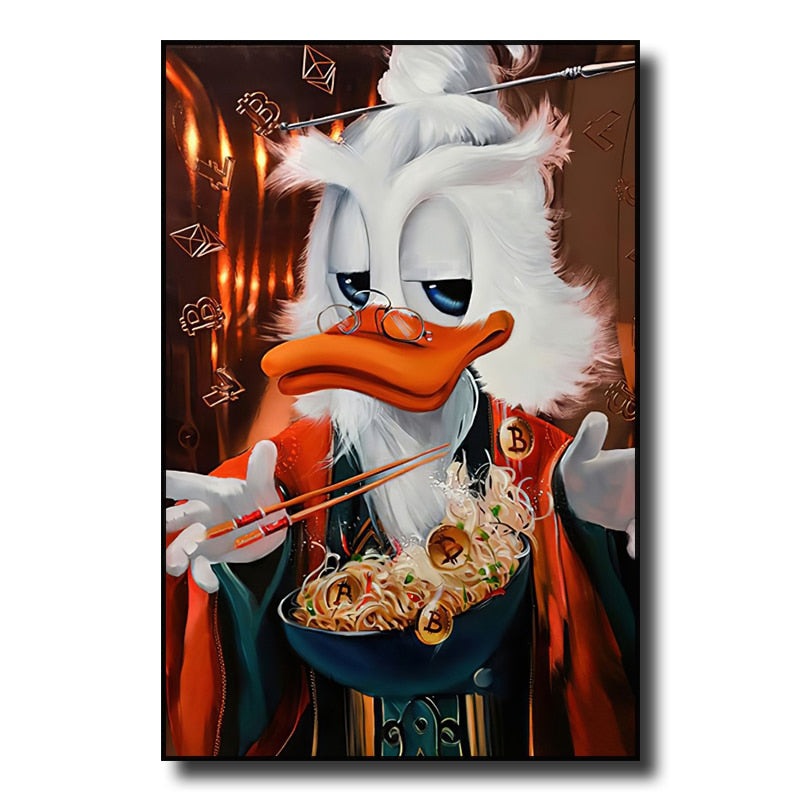 Whimsical Adventures: Disney Cartoon Classic Character Donald Duck Movie