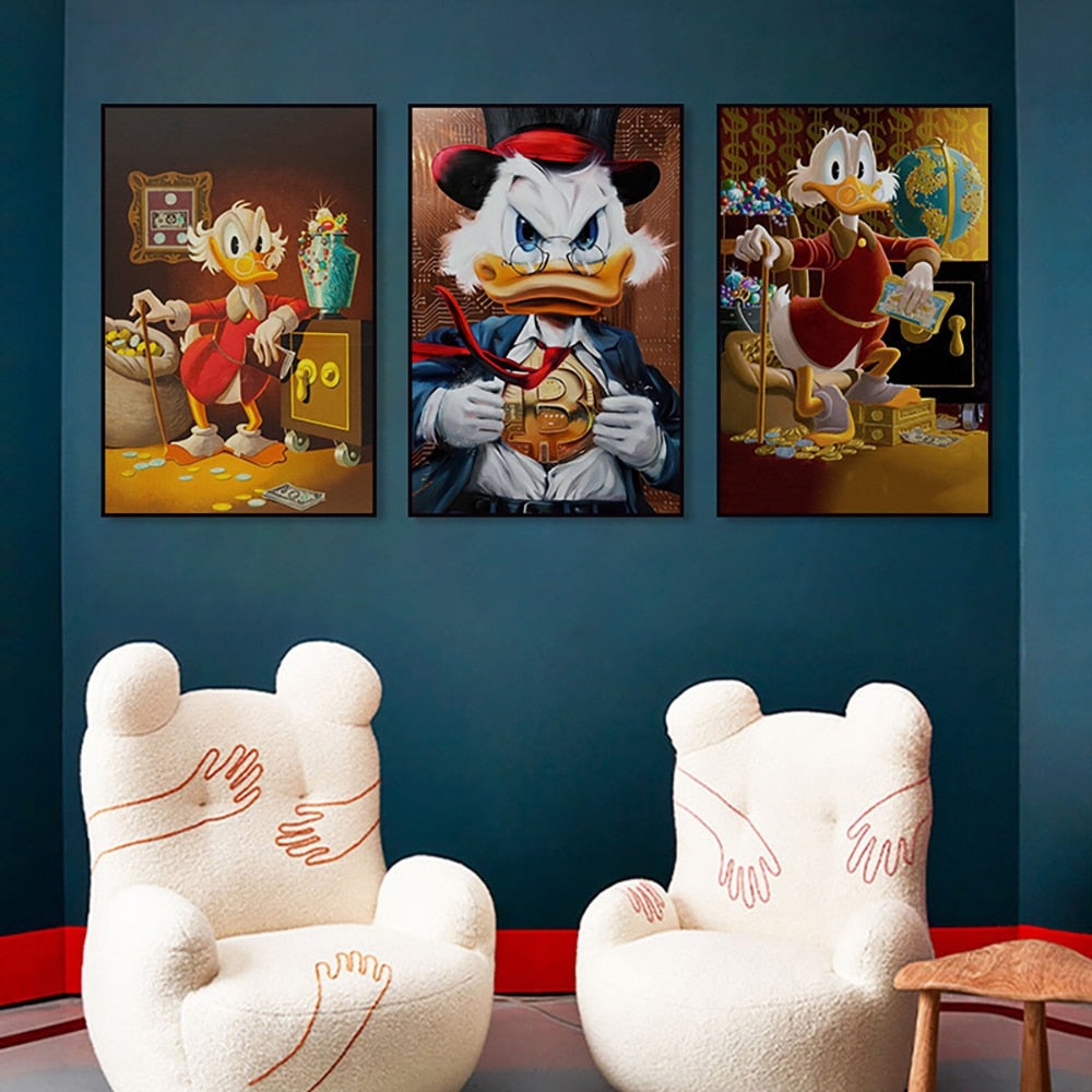 Whimsical Adventures: Disney Cartoon Classic Character Donald Duck Movie