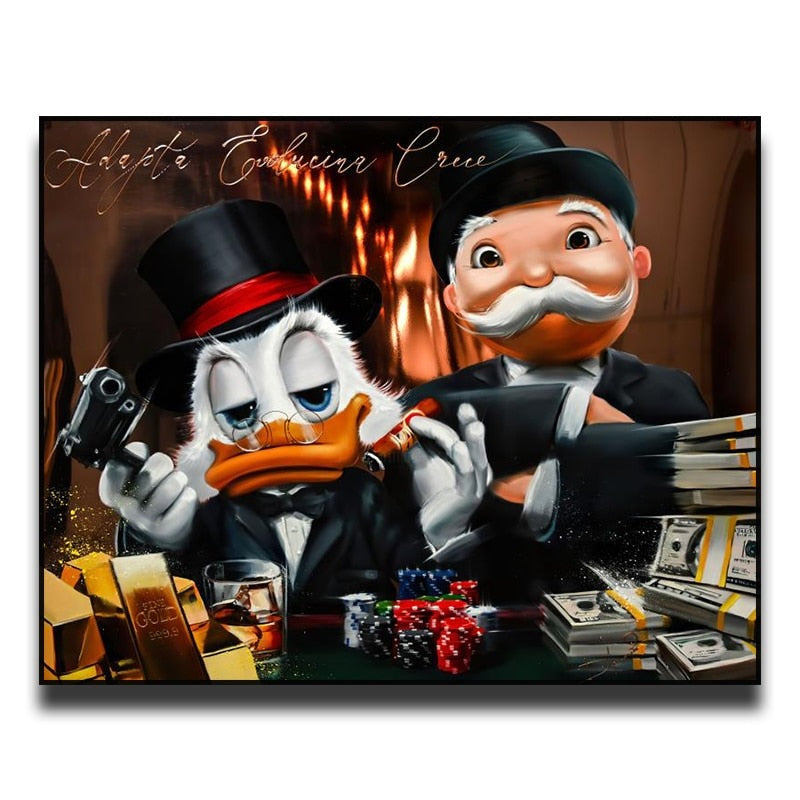 Whimsical Adventures: Disney Cartoon Classic Character Donald Duck Movie