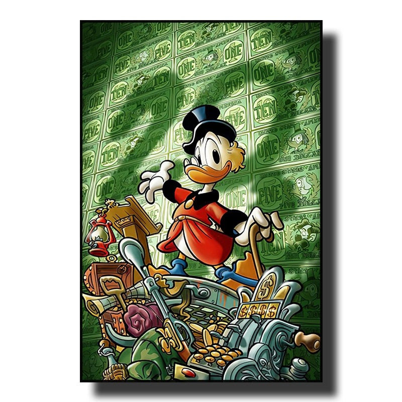 Whimsical Adventures: Disney Cartoon Classic Character Donald Duck Movie