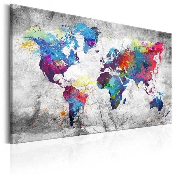 World Map - Stylish & Artistic