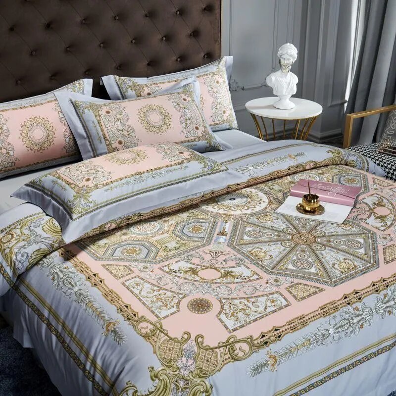 Bohemian Elegance: 1000TC Egyptian Cotton Luxury Bedding Set