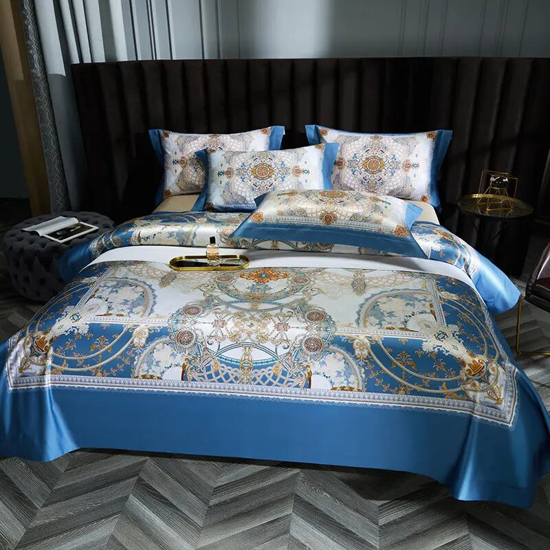 Bohemian Elegance: 1000TC Egyptian Cotton Luxury Bedding Set