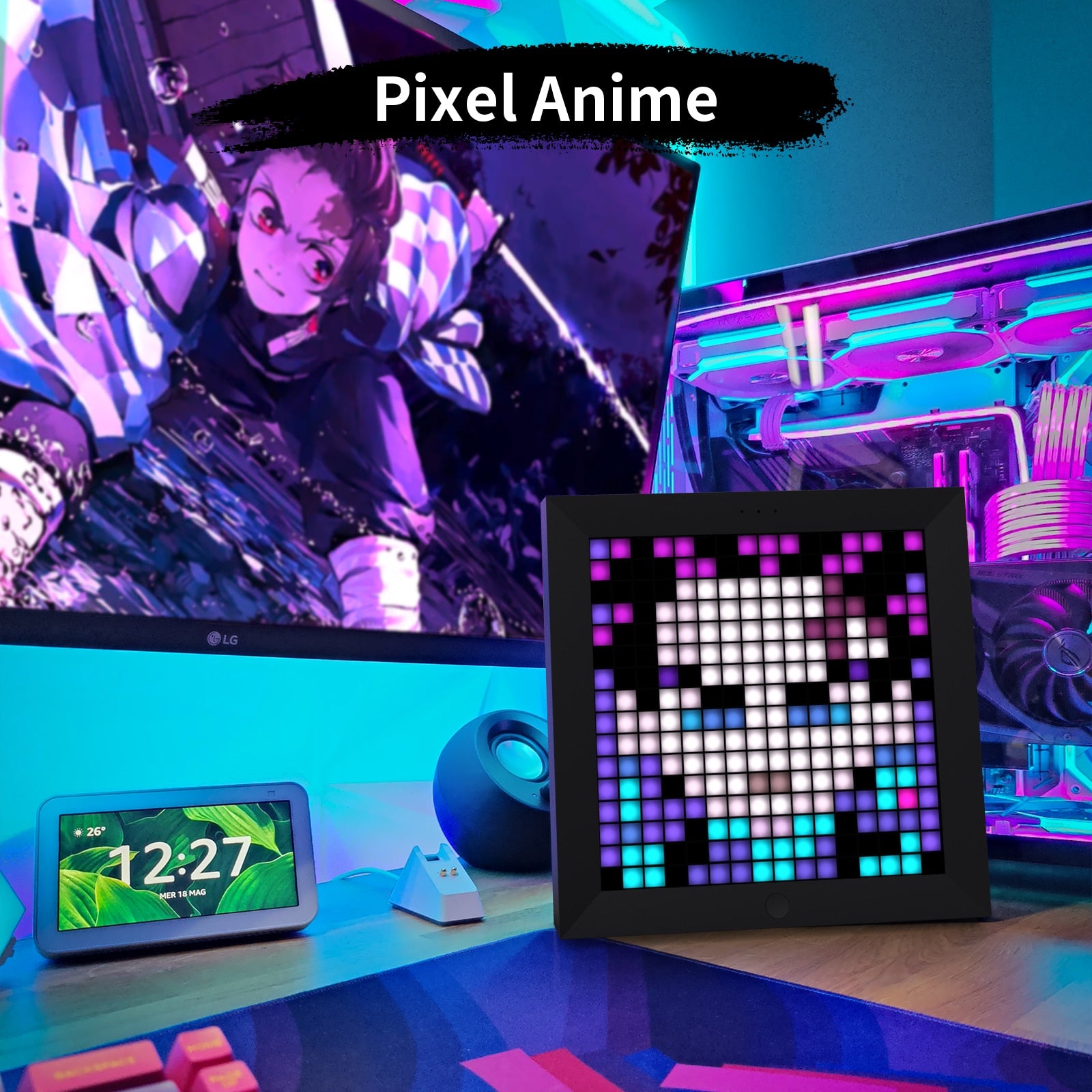 Divoom Pixoo Pixel Art Digital Photo Display - Unique and Personalized Decor
