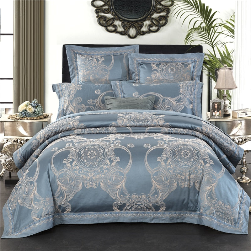 RegalSilk - Luxury Jacquard Bedding Set for Queen & King Beds