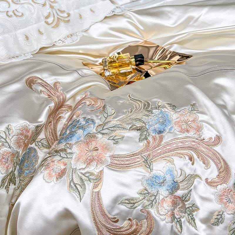 Royal Satin - Luxury 1000TC Egyptian Cotton & Silk Duvet Cover Set