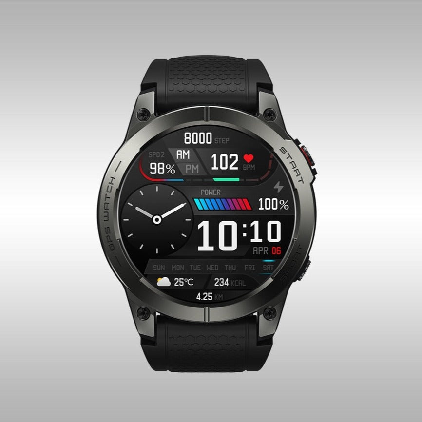 Zeblaze Stratos 3 Premium Ultra HD AMOLED Display GPS Smart Watch