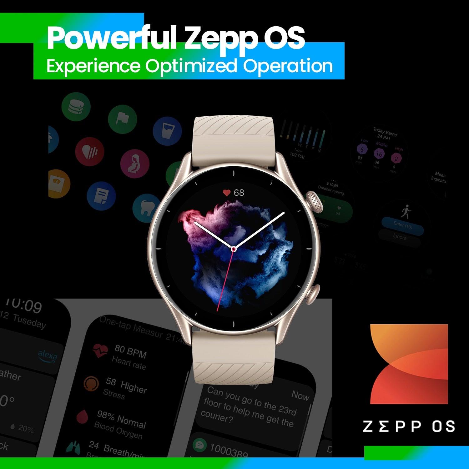 Amazfit GTR-3 Zepp OS Smartwatch - 1.39 AMOLED Display