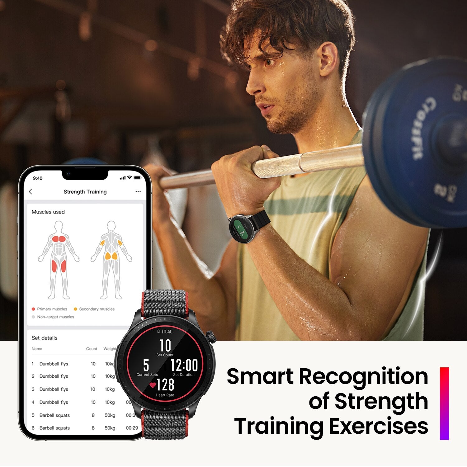 Amazfit GTR 4 Dual-band GPS Smartwatch - Positioning & 150+ Sports Modes