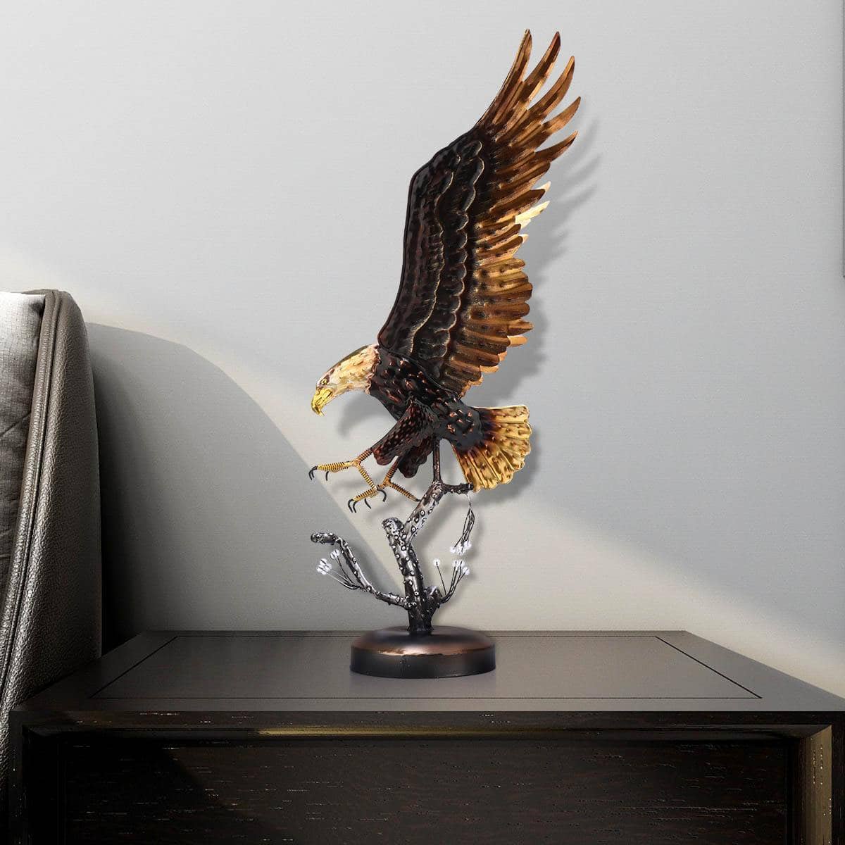Bald Eagle Sculpture - Eye-Catching & Unique Home Decor