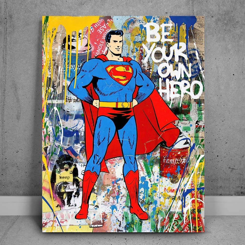 Be Your Own Hero with Superman: Pop Art Graffiti