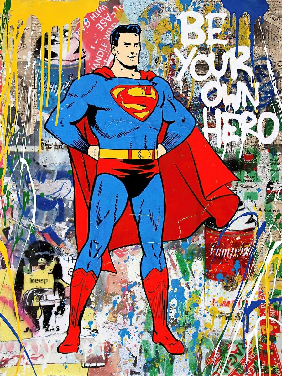 Be Your Own Hero with Superman: Pop Art Graffiti