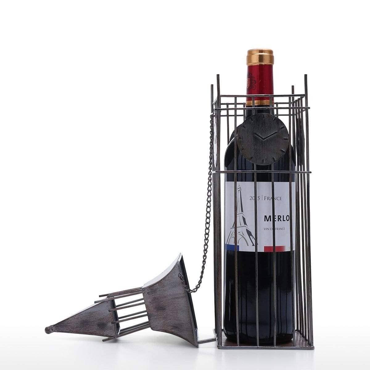 Big Bell Tower Wine Rack - Whimsical Elegance for Your Collection