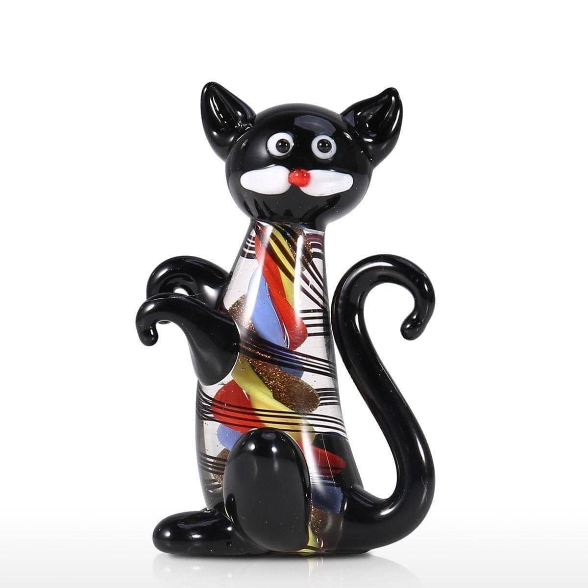 Black Kitten MiniCat Ornament - Minimalist & Cute Home Decor