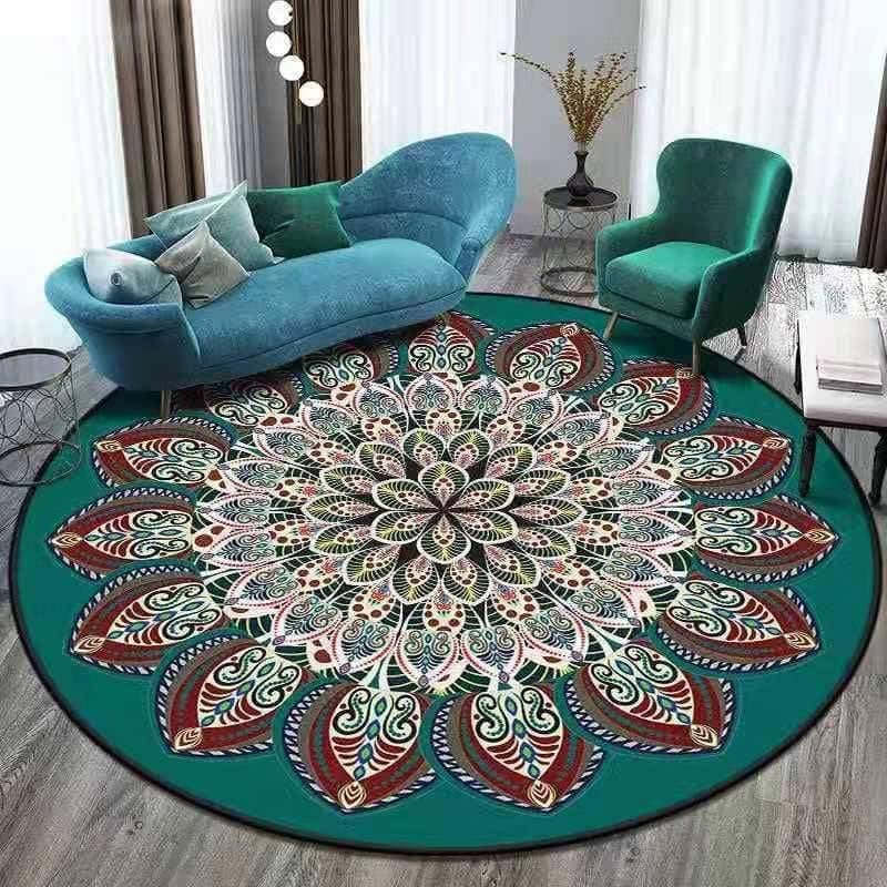 Bohemia Style Soft Living Room Area Rug - Bohemian Chic Decor