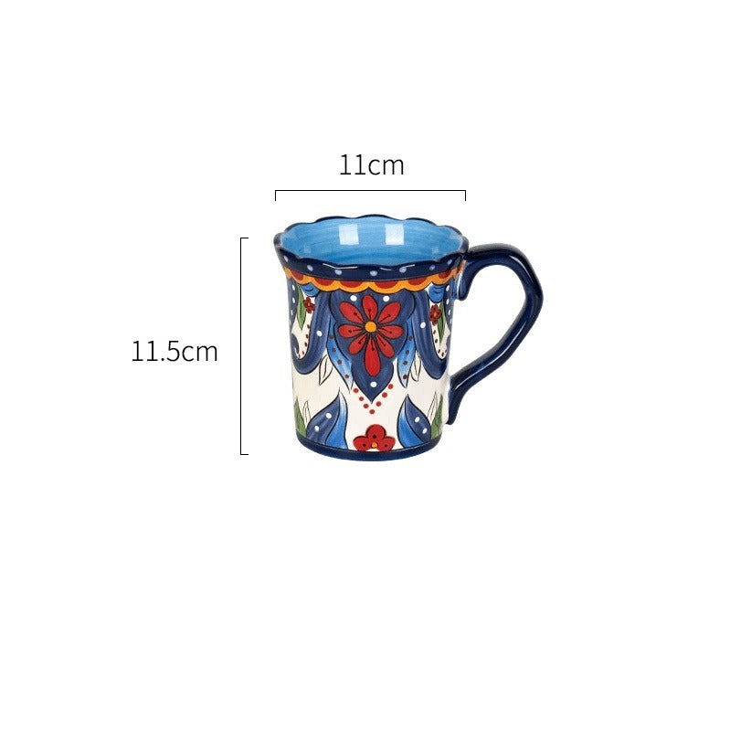 Bohemian Water Mug Set - Artistic and Stylish Dining Collection