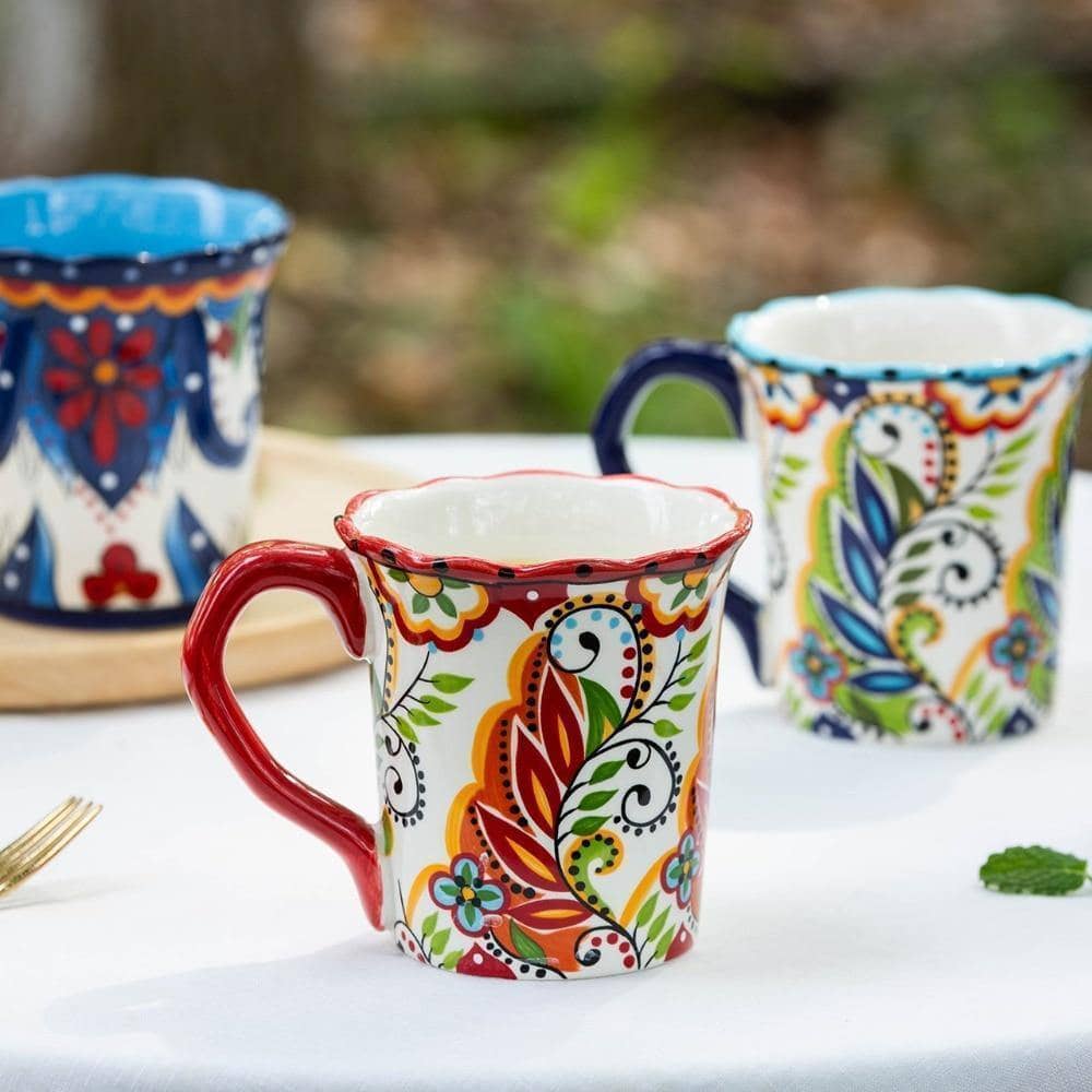 Bohemian Water Mug Set - Artistic and Stylish Dining Collection