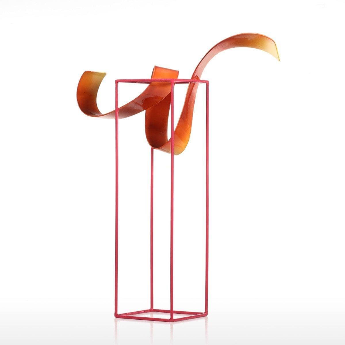 Bud Freestanding Flower Vase - Contemporary Centerpiece Decor
