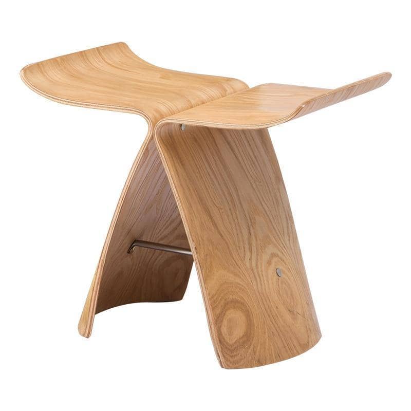 Butterfly Plywood Bar Stool - Elevate Seating with Unique Design