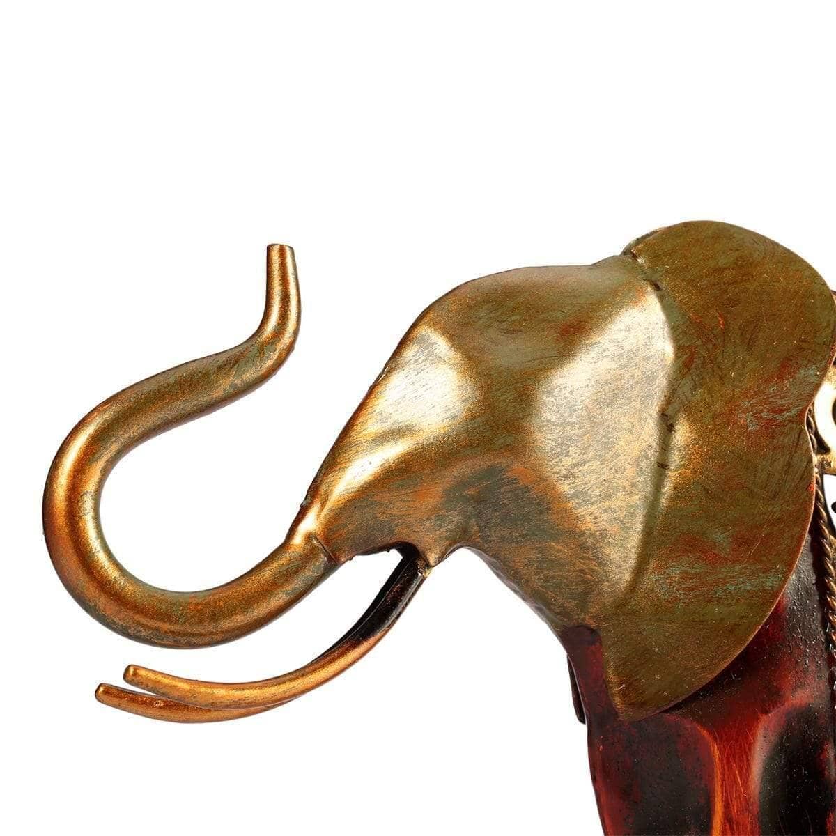 Carved Elephant Figurine Decor - Wild Touch for Your Space