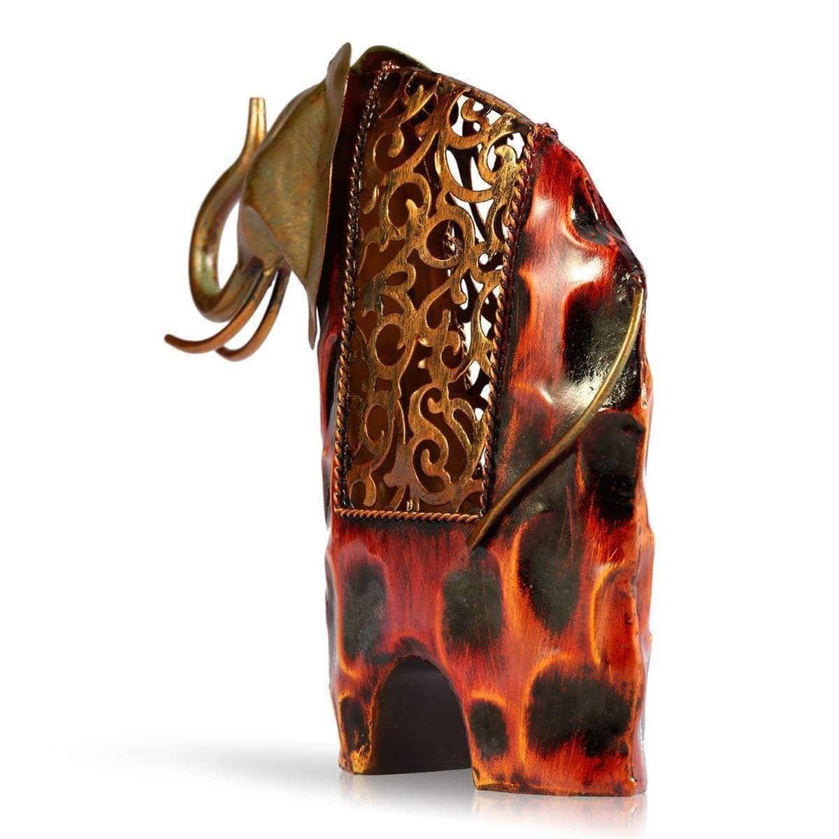 Carved Elephant Figurine Decor - Wild Touch for Your Space