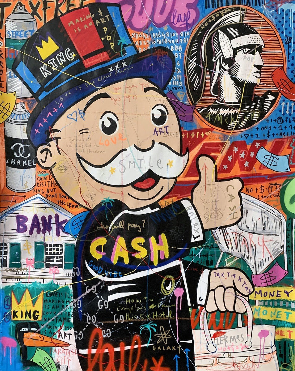 Cash Rules: Alec Monopoly Street Graffiti