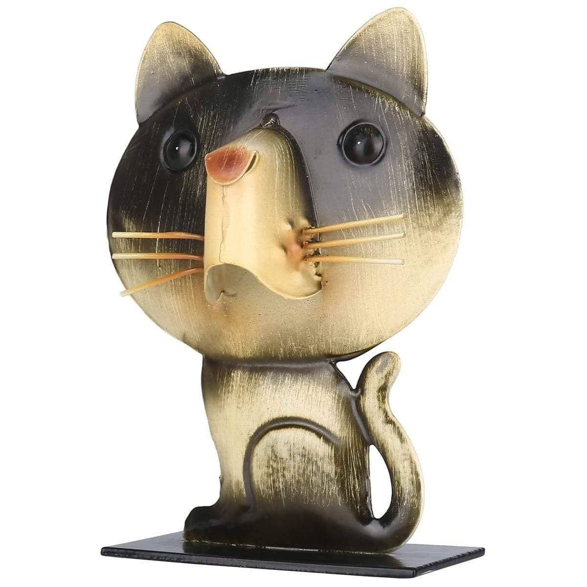 Cat Figurine Glasses Rack Holder Stand - Unique Home Decor for Wine Lovers