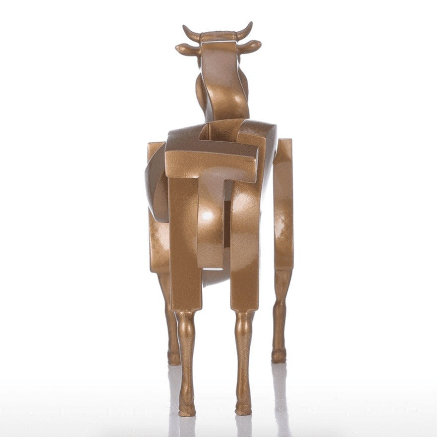 Cattle Modern Art Sculpture Home Decor - Rustic Touch for Your Home