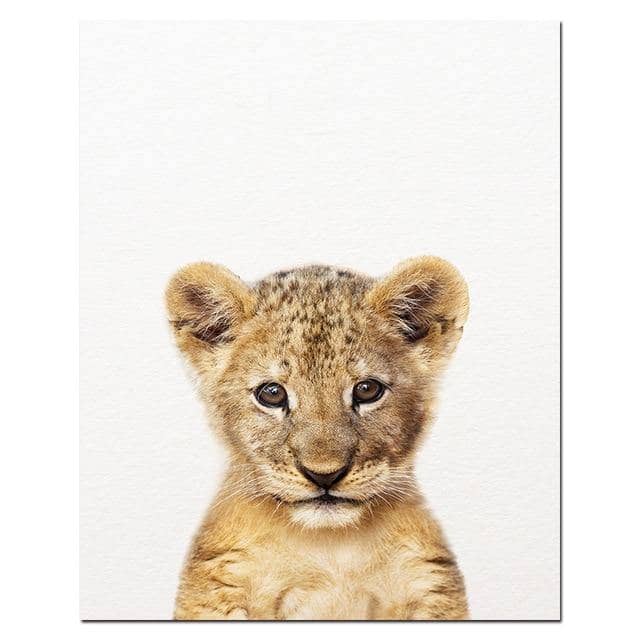 Charming Baby Cute Animals: Decorate Your Baby's Room Wall Poster