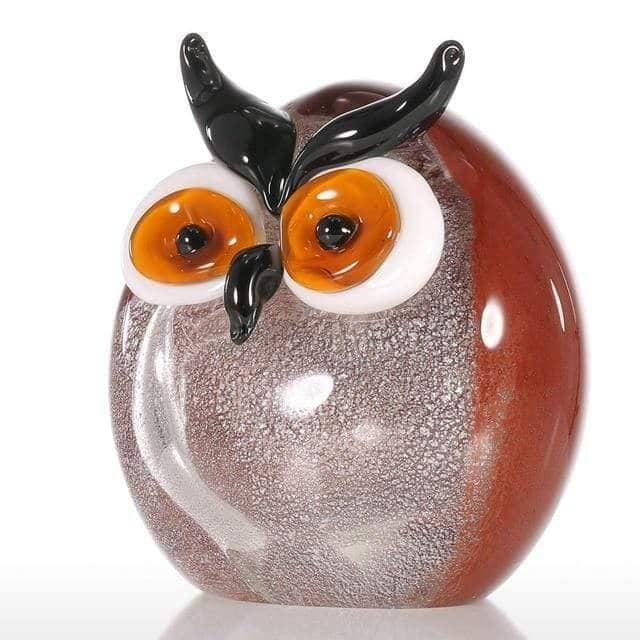 Chubby Owl Ornament Modern Home Decor - Cute & Playful Touch to Your Space