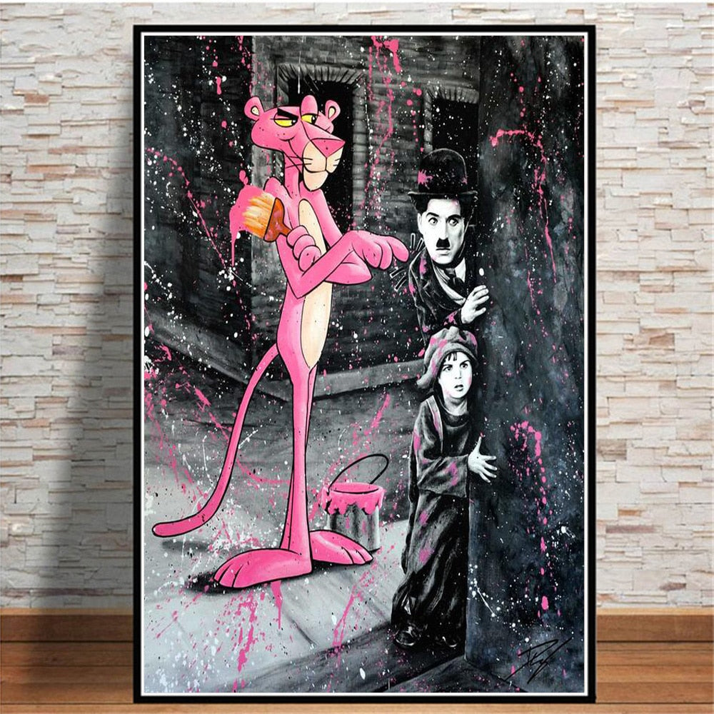 Classic Comedy Mashup: Chaplin and The Pink Panther