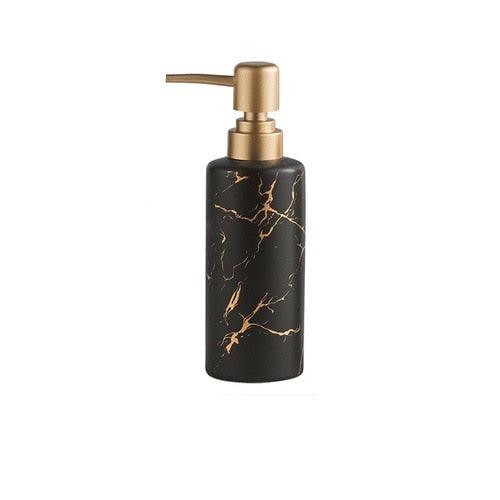 Classy Marble Ceramics Bathroom Soap & Lotion Dispenser - Pamper Yourself in Style