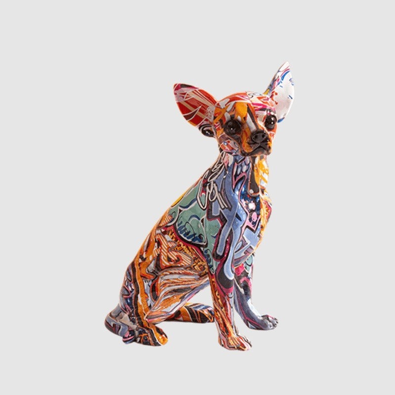 Colorful Painted Animals - Whimsical Living Room Decor