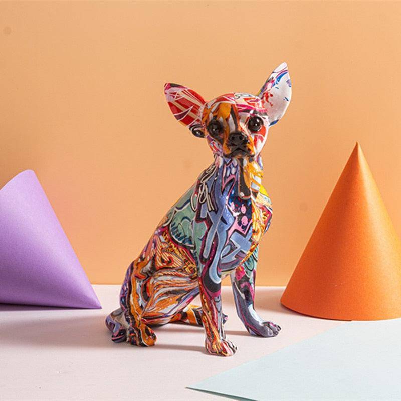 Colorful Painted Animals - Whimsical Living Room Decor