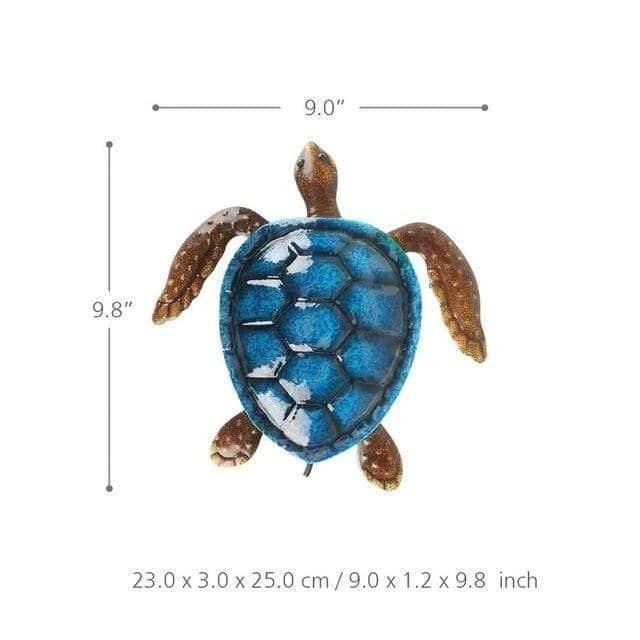 Colorful Sea Turtle Home Wall Decor - Add a Coastal Touch to Your Home