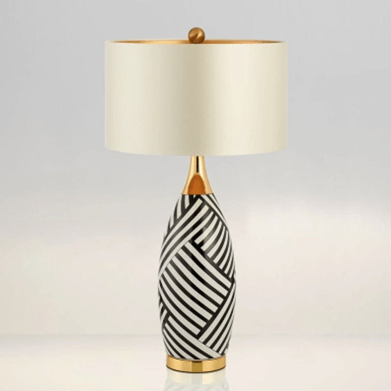 Contemporary Minimalist Ceramic Table Lamp - Illuminate Your Space with Style