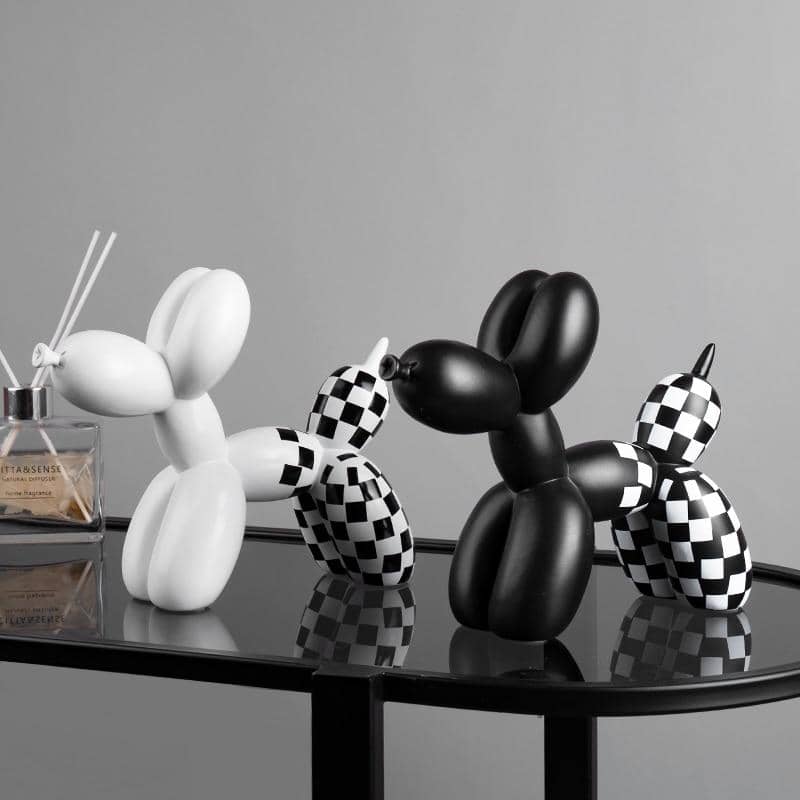 Creative Balloon Dog Ornament - Playful & Modern Living Room Decor