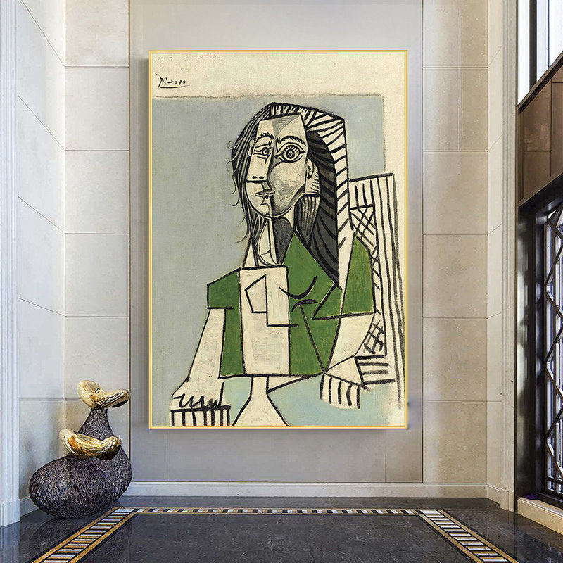 Cubist Vision: Pablo Picasso Abstract Lady
