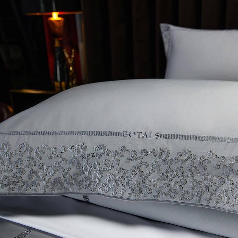 Deluxe Embroidery 1200TC Egyptian Cotton Duvet Cover Bedding Set - Luxurious & Elegant