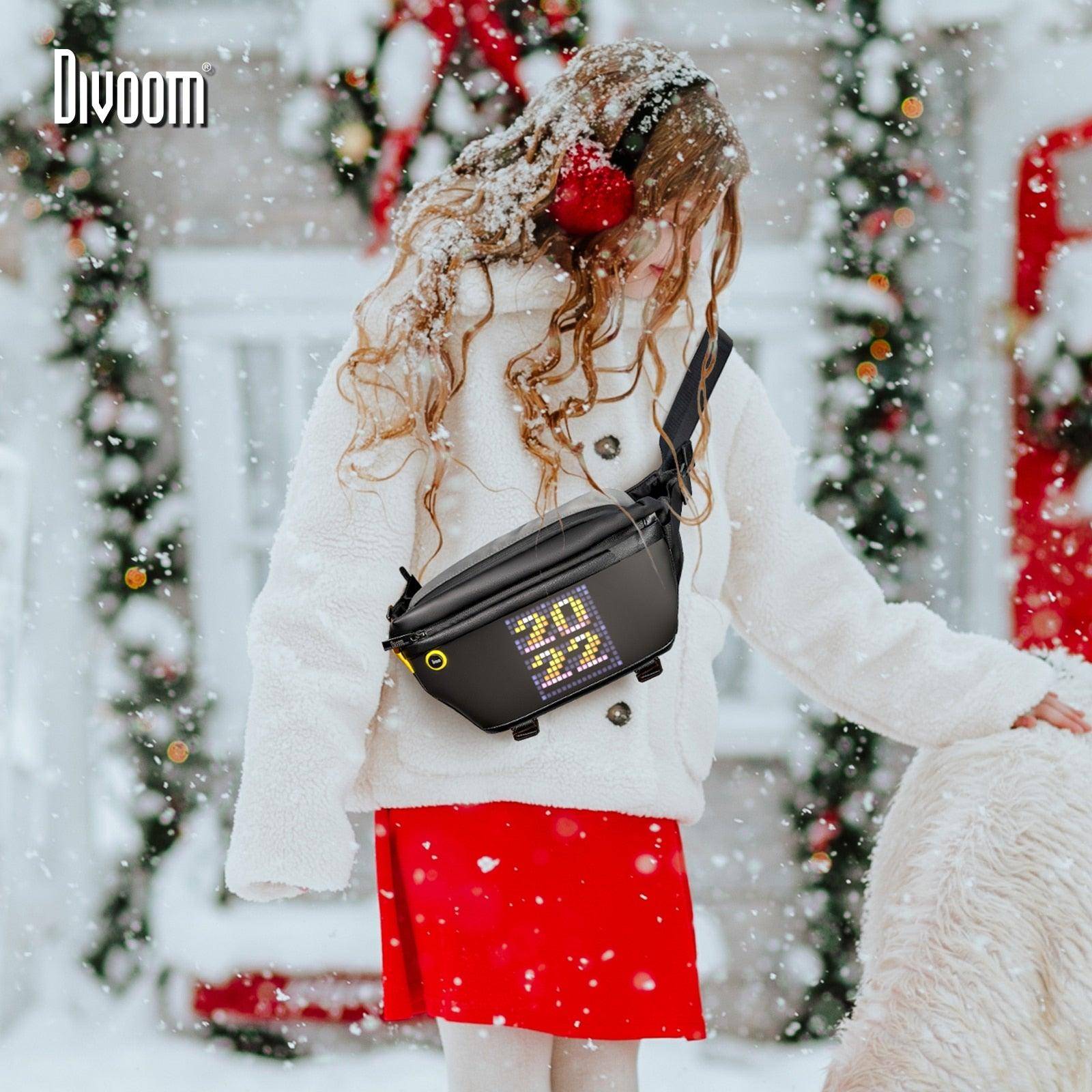 Divoom Customizable Pixel Art Messenger Bag - Unique and Personalized Fashion