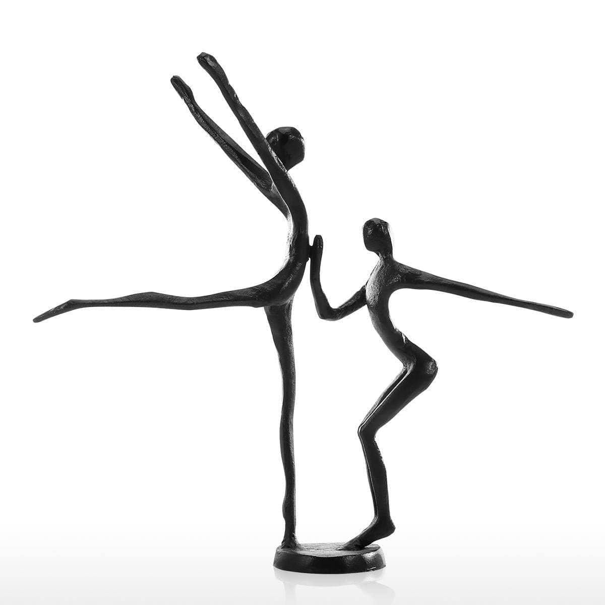Double Dance Art Sculpture - Elegant and Contemporary Home Decor