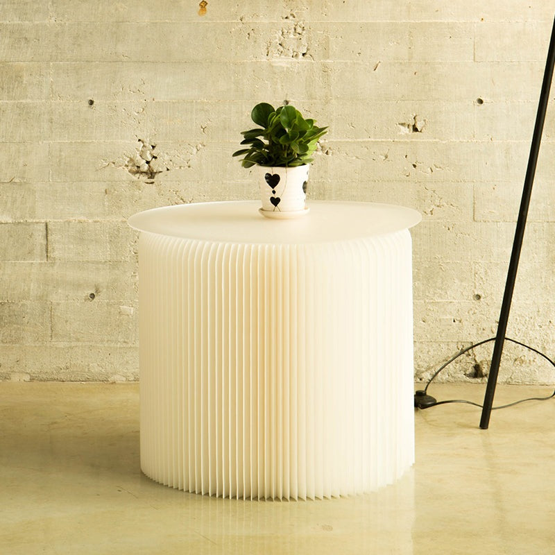 Eco-Friendly Honeycomb Round Table 50cm: Portable and Sustainable Furniture