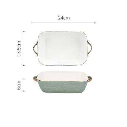 Elegant Golden Handle Baking Tray: Practical and Stylish Cooking Accessory